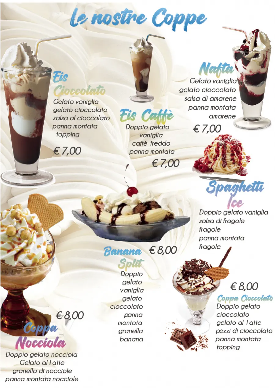 Listino online : Nuovo listino Bar Maja Bibione